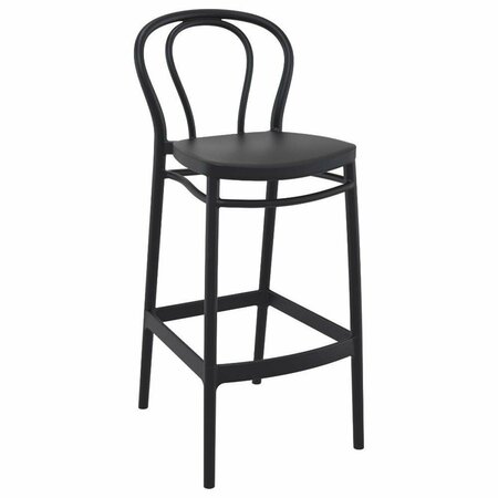 KD ETAGERE Victor Bar Stool  Black KD2840702